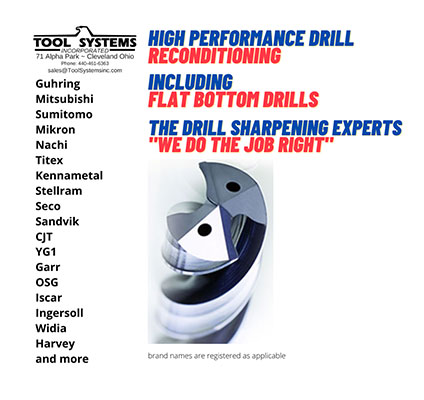 High performance drill reconditioning brochure